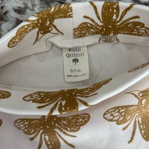 Kate Quinn Organic Cotton Baby Bloomers with Honey Pot Design